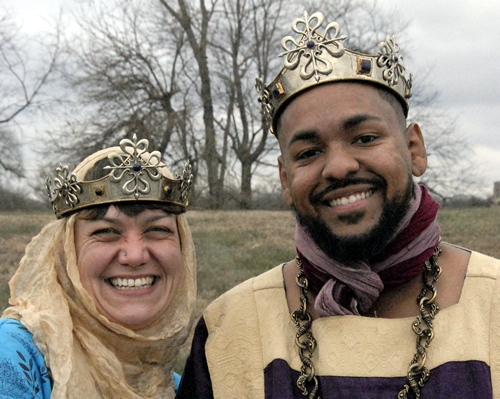 Their Royal Majesties Elias de Jaye and Adalyde Heloyz la Cantora